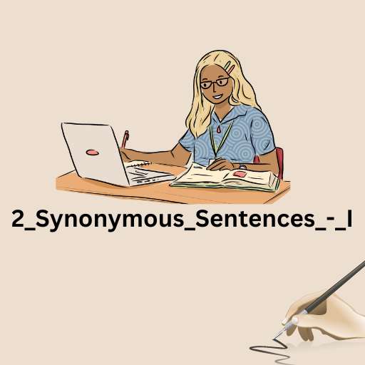 2_Synonymous_Sentences_-_I